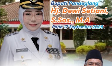 Nono Suparno, Sekdis Dikpora Pandeglang, Sampaikan Selamat Ulang Tahun Bupati Pandeglang Hj. Raden Dewi Setiani, S.Sos,. M.A. Pada 17 September 2026