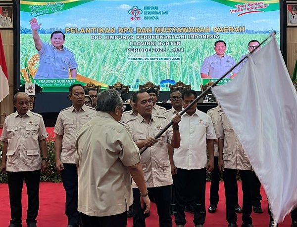 Pimpin HKTI Kabupaten Pandeglanh Periode 2026-2031, TB. Udi Juhdi Dorong Pandeglang jadi Sentra Pangan Provinsi Banten