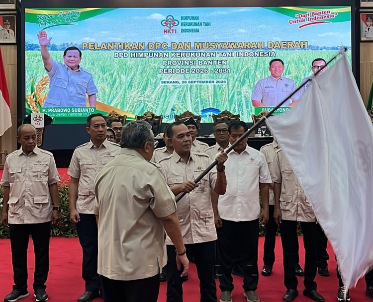 Pimpin HKTI Kabupaten Pandeglanh Periode 2026-2031, TB. Udi Juhdi Dorong Pandeglang jadi Sentra Pangan Provinsi Banten