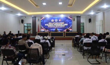 Realisasikan Program Kapolri, Kapolres Pandeglang Gelar Silaturahmi Bersama Puluhan Wartawan
