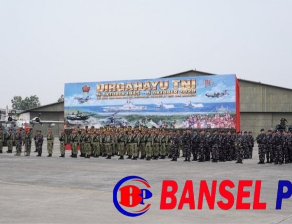 Kasdam III/Siliwangi Hadiri Upacara HUT Ke-81 TNI, Teguhkan Semangat TNI Kuat Bersama Rakyat
