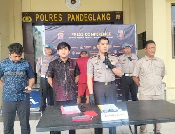 Polres Pandeglang Ringkus Dua Pencuri Motor, 4 Unit Kendaraan Dikembalikan ke Pemilik Sah