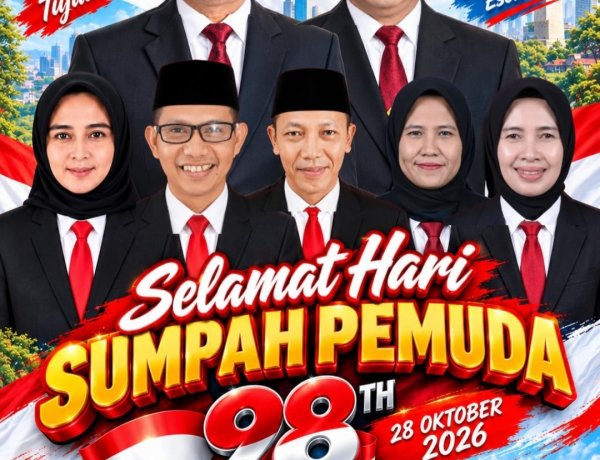 Segenap Keluarga Besar BKPSDM Pandeglang Sampaikan Selamat Hari Sumpah Pemuda Ke-98, 28 Oktober 2026