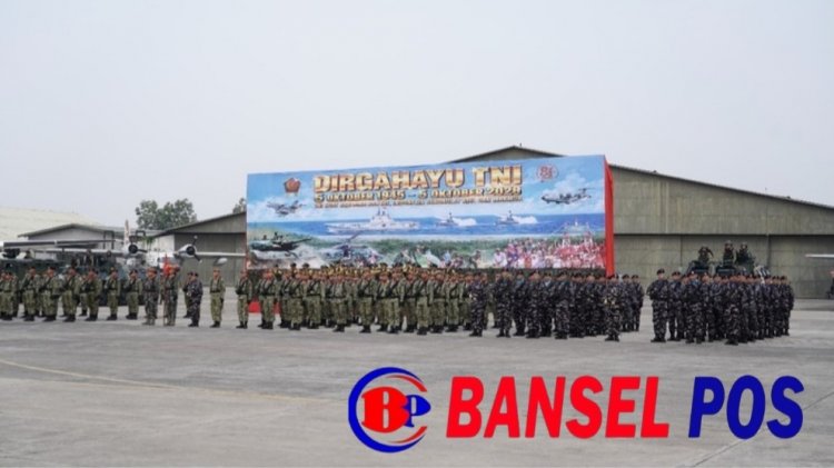 Kasdam III/Siliwangi Hadiri Upacara HUT Ke-81 TNI, Teguhkan Semangat TNI Kuat Bersama Rakyat