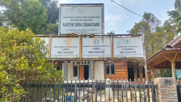 Kantor Desa Cihanjuang Cibaliung Kosong Saat Jam Kerja, DPMPD Pandeglang Bakal Lakukan Pemanggilan