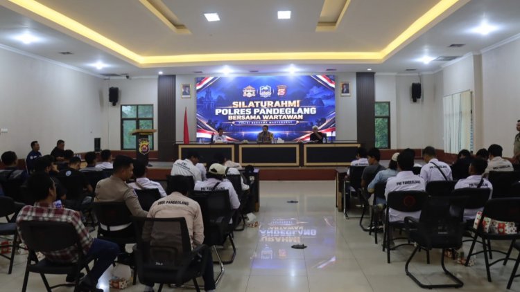 Realisasikan Program Kapolri, Kapolres Pandeglang Gelar Silaturahmi Bersama Puluhan Wartawan