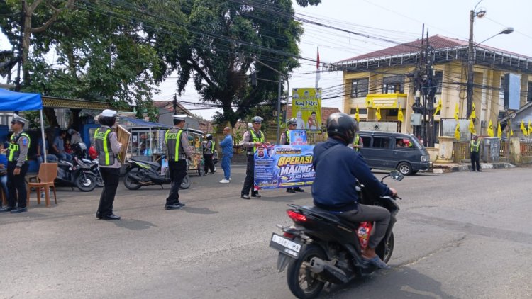 Hari Ke- 5 Operasi Patuh Maung Polres Pandeglang: 80 Kendaraan Terjaring, Polisi Tindak Tegas Pengendara Lawan Arus